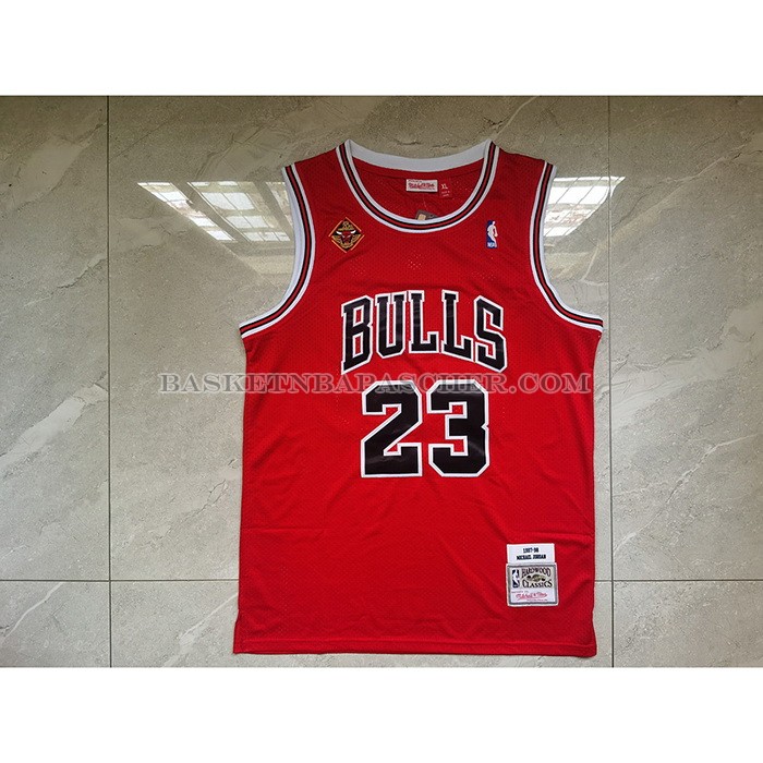 Maillot Chicago Bulls Michael Jordan NO 23 Mitchell & Ness 1997-98 Rouge